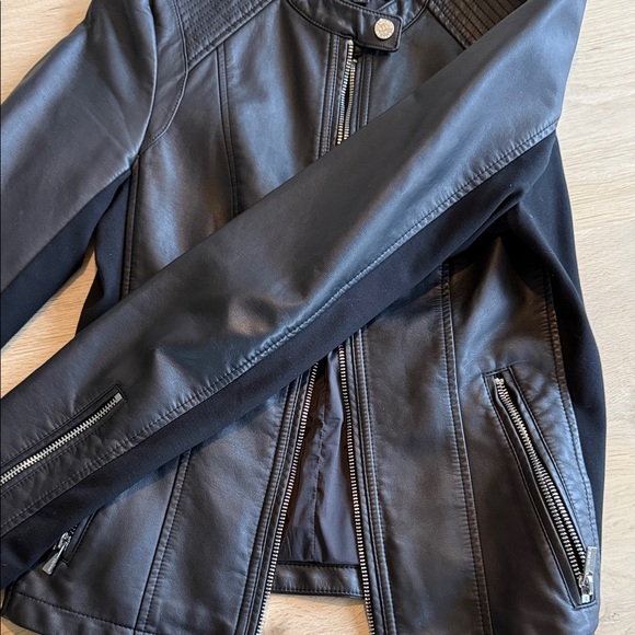 Black Leather Jacket - Picture 3 of 4
